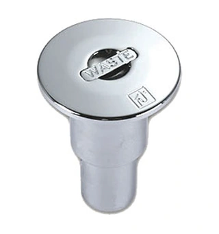 Dekksforskruing 1½" (38mm) WC Forkrommet - ISO 8099-1